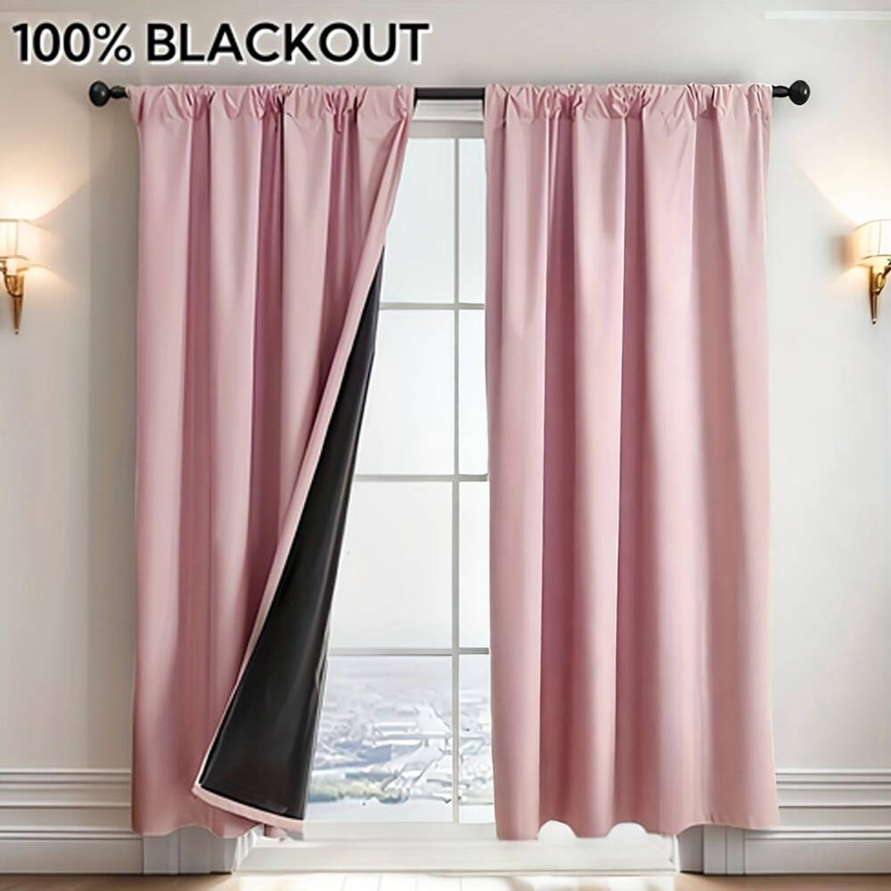 Curtain Rods - 1 шт. 100% светонепроницаемые шторы с