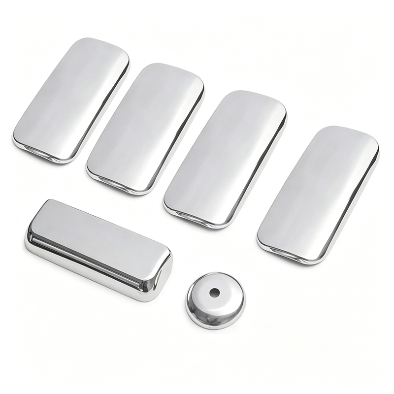 Door Handle - 5 шт. хромированных накладок на дверные