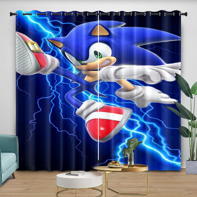 Шторы Sonic с мультяшным цифро – обзор и цена Curtain Rods