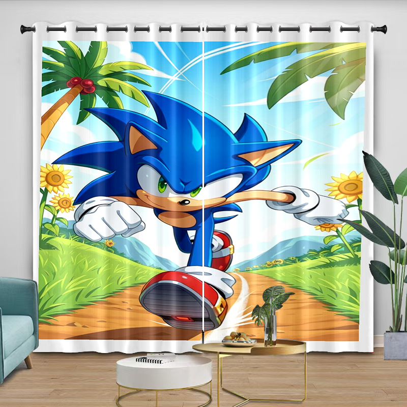 Шторы Sonic с мультяшным цифро – обзор и цена Curtain Rods