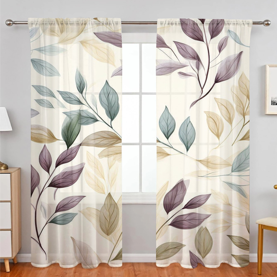 2 шт. полупрозрачных штор, фио – обзор и цена Curtain Rods