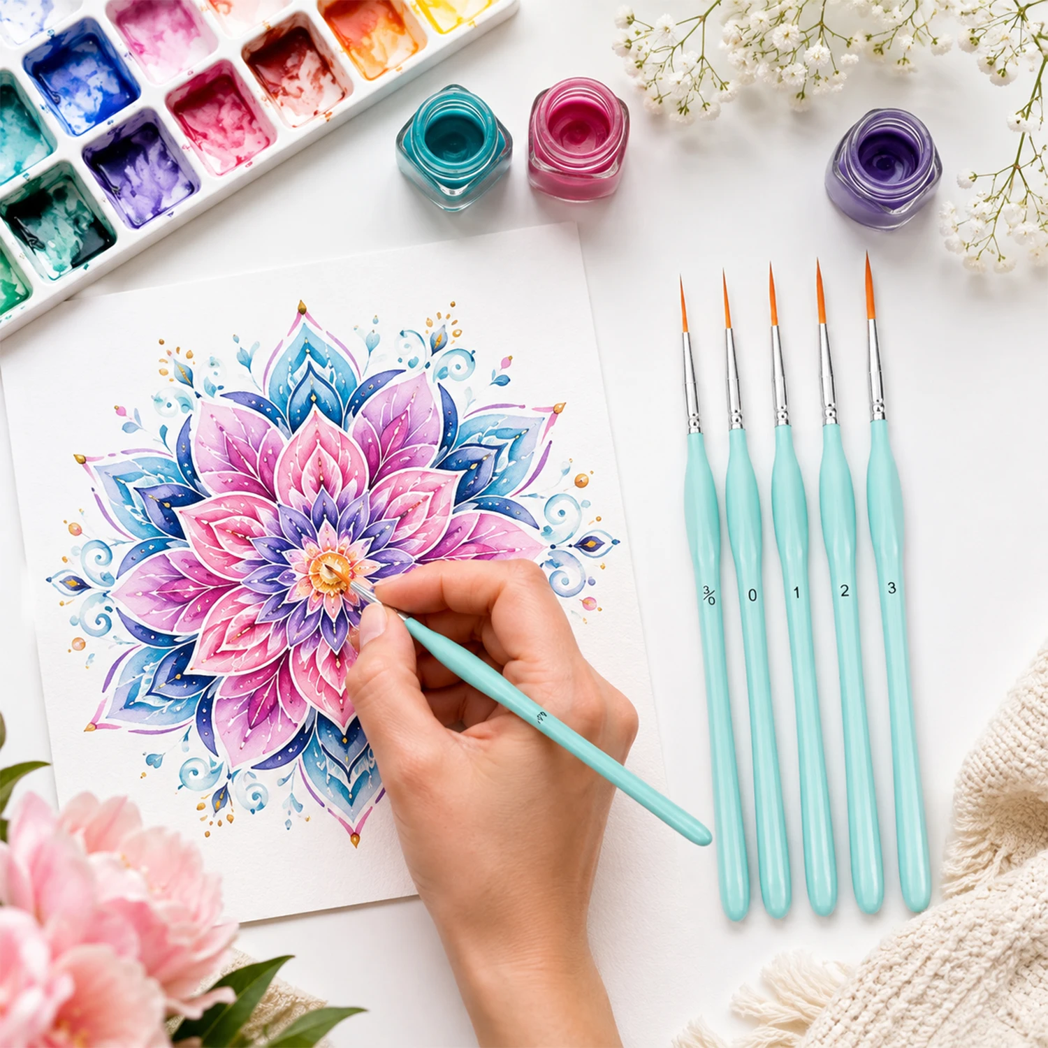 Набор из 6 кистей для рисовани – обзор и цена Paint Brush